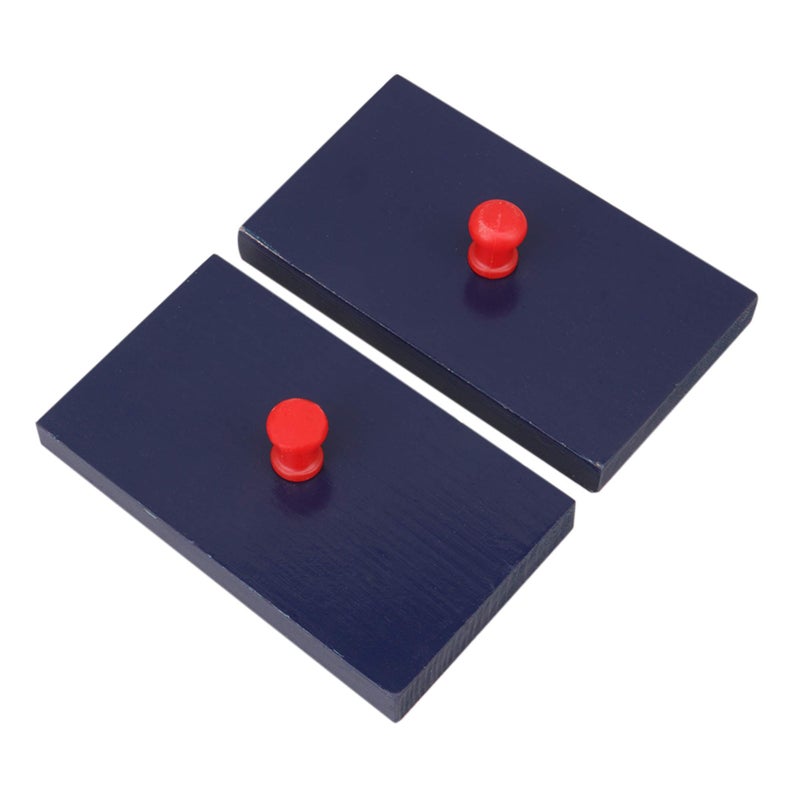 Lovermusic Sand Block Musical Accessories Parts Wood Color Instruments Sand Blocks Wood Blocks Pack of 2 - Image 1